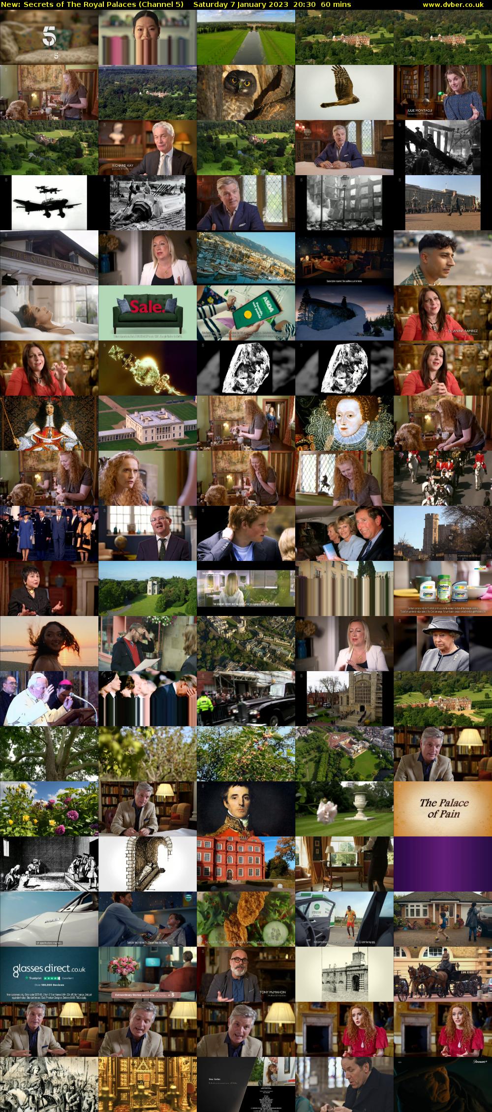 Secrets Of The Royal Palaces (Channel 5) Saturday 7 January 2023 20:30 - 21:30