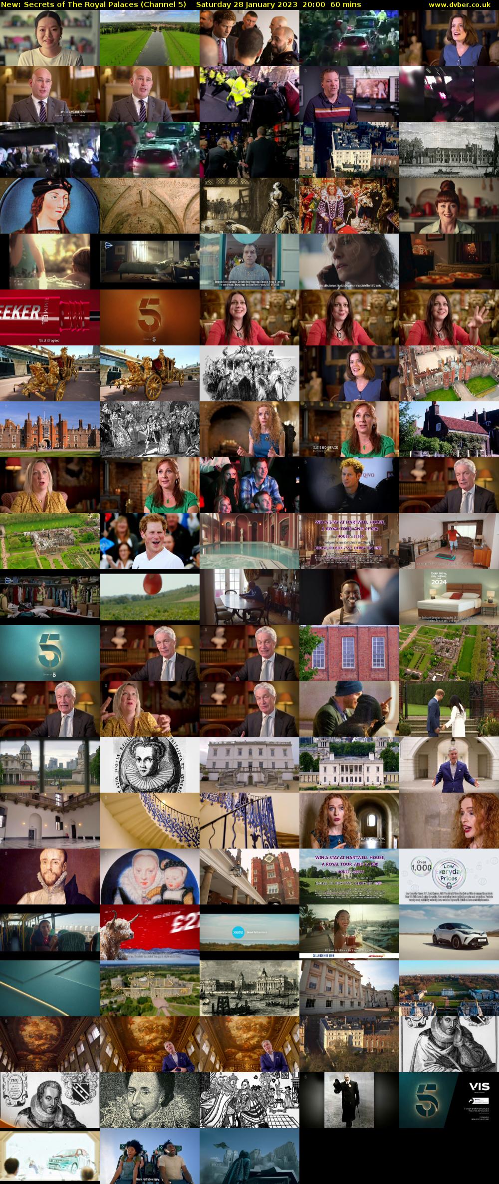 Secrets Of The Royal Palaces (Channel 5) Saturday 28 January 2023 20:00 - 21:00