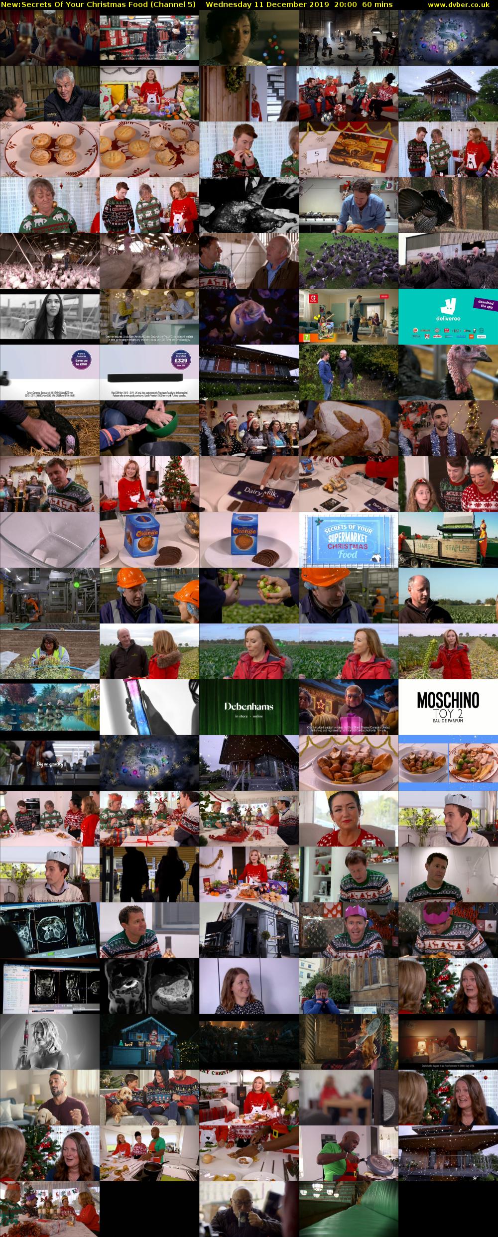 Secrets Of Your Christmas Food (Channel 5) Wednesday 11 December 2019 20:00 - 21:00
