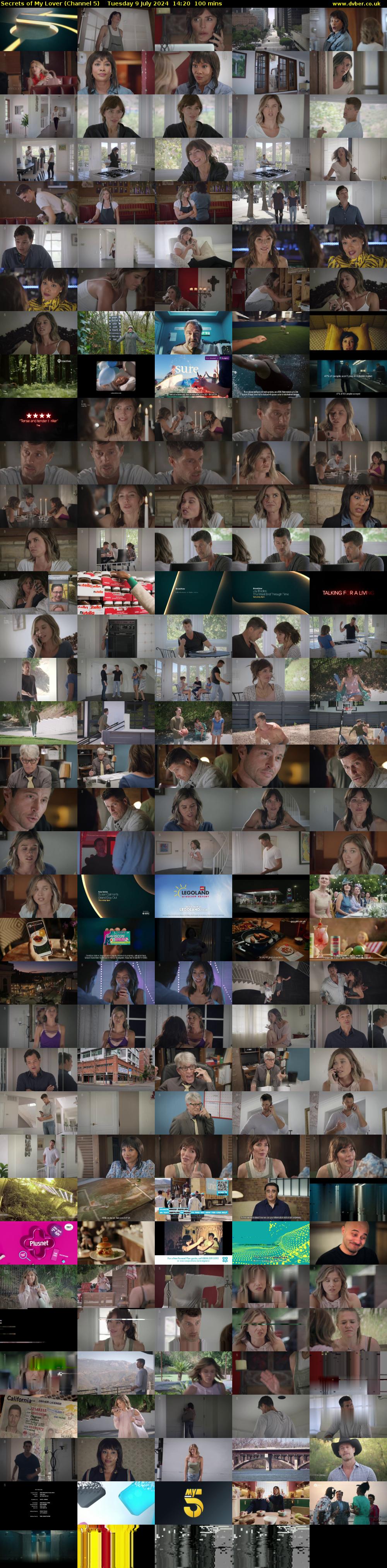 Secrets of My Lover (Channel 5) Tuesday 9 July 2024 14:20 - 16:00