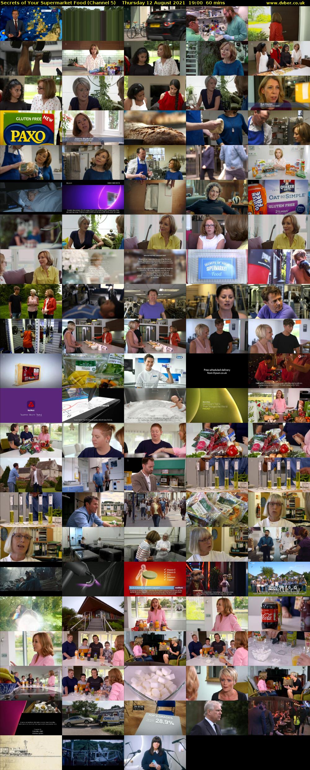 Secrets of Your Supermarket Food (Channel 5) Thursday 12 August 2021 19:00 - 20:00