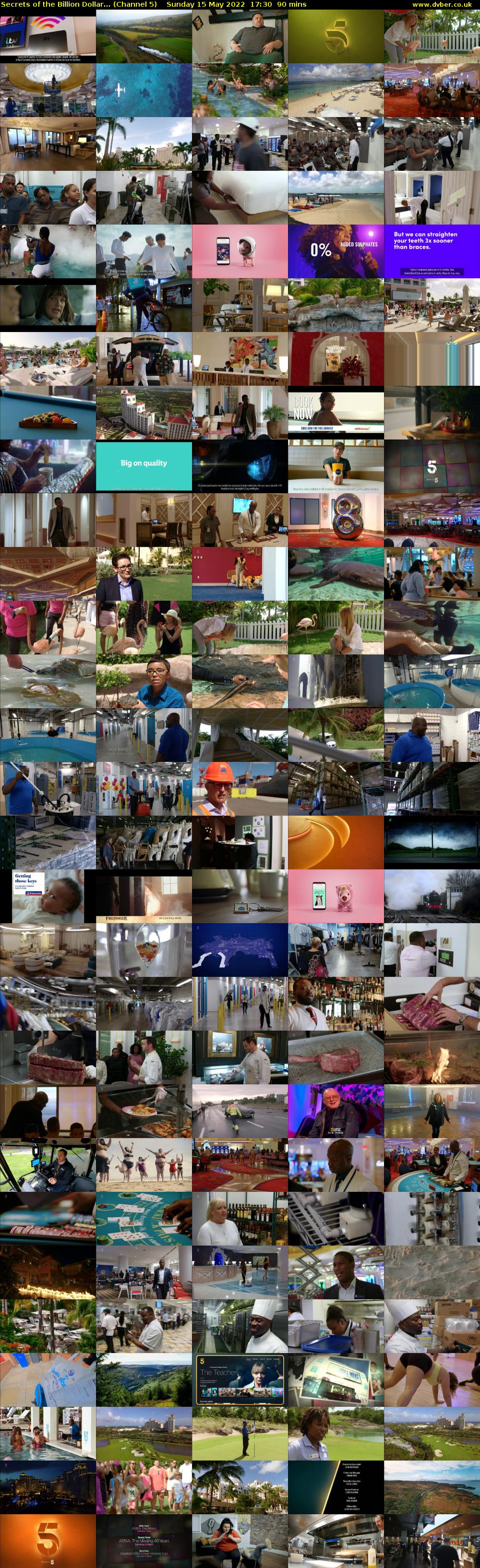 Secrets of the Billion Dollar... (Channel 5) Sunday 15 May 2022 17:30 - 19:00