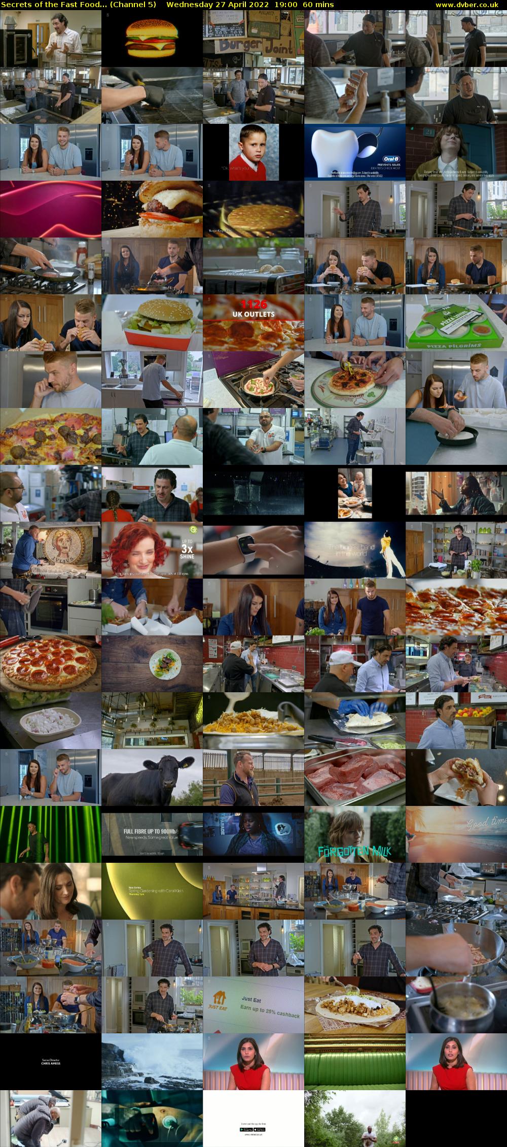 Secrets of the Fast Food... (Channel 5) Wednesday 27 April 2022 19:00 - 20:00