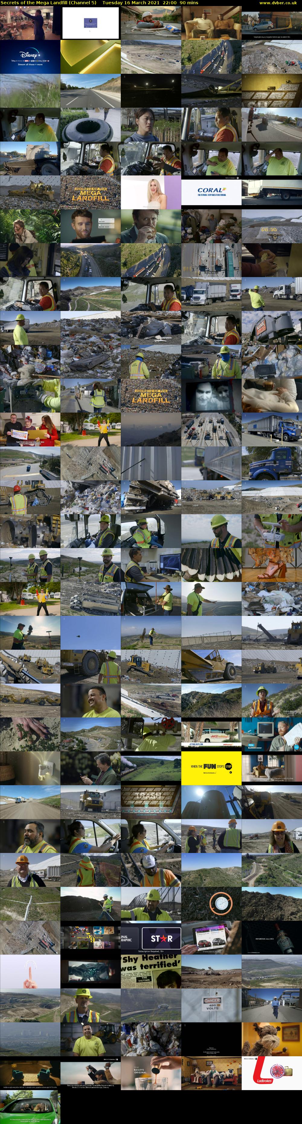 Secrets of the Mega Landfill (Channel 5) Tuesday 16 March 2021 22:00 - 23:30