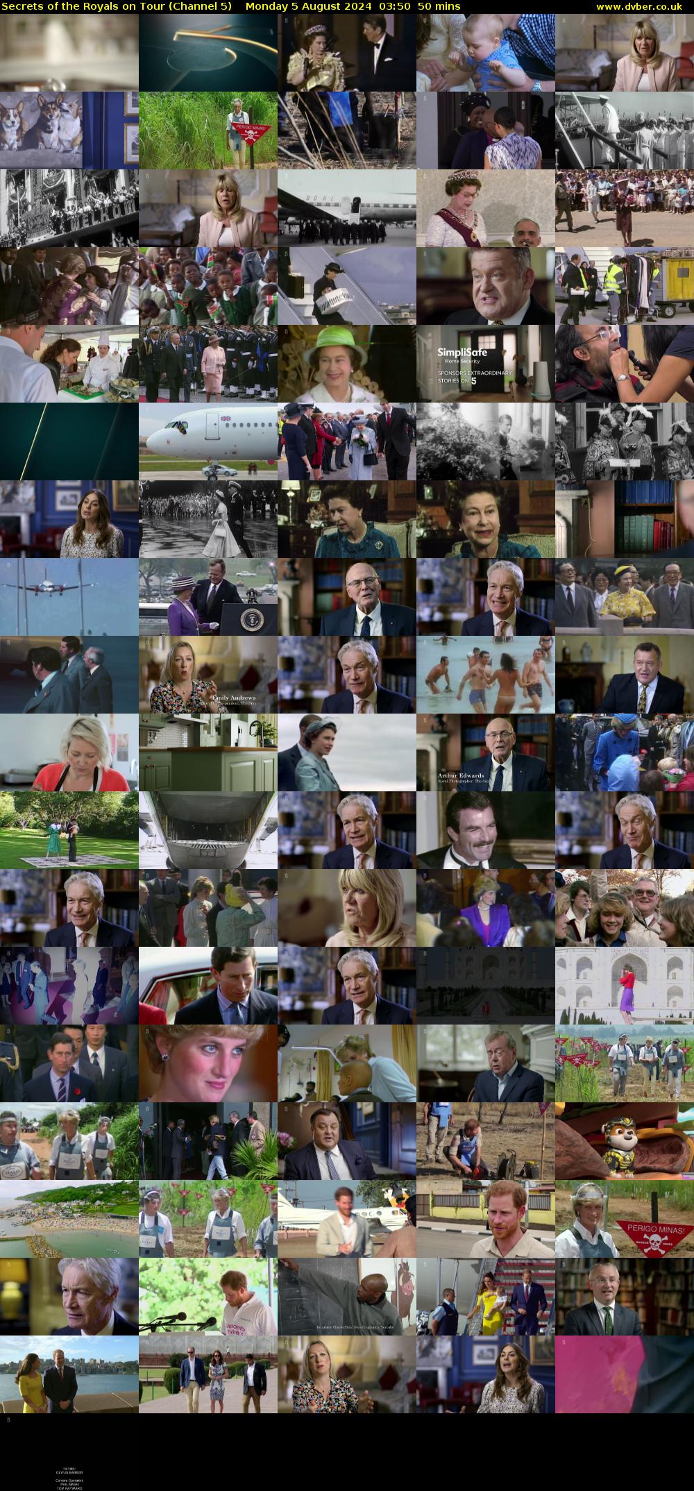 Secrets of the Royals on Tour (Channel 5) Monday 5 August 2024 03:50 - 04:40