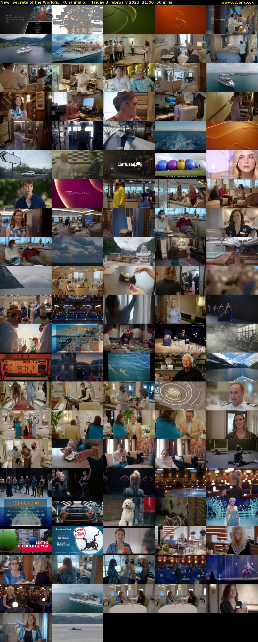 Secrets of the World's... (Channel 5) Friday 3 February 2023 21:00 - 22:00