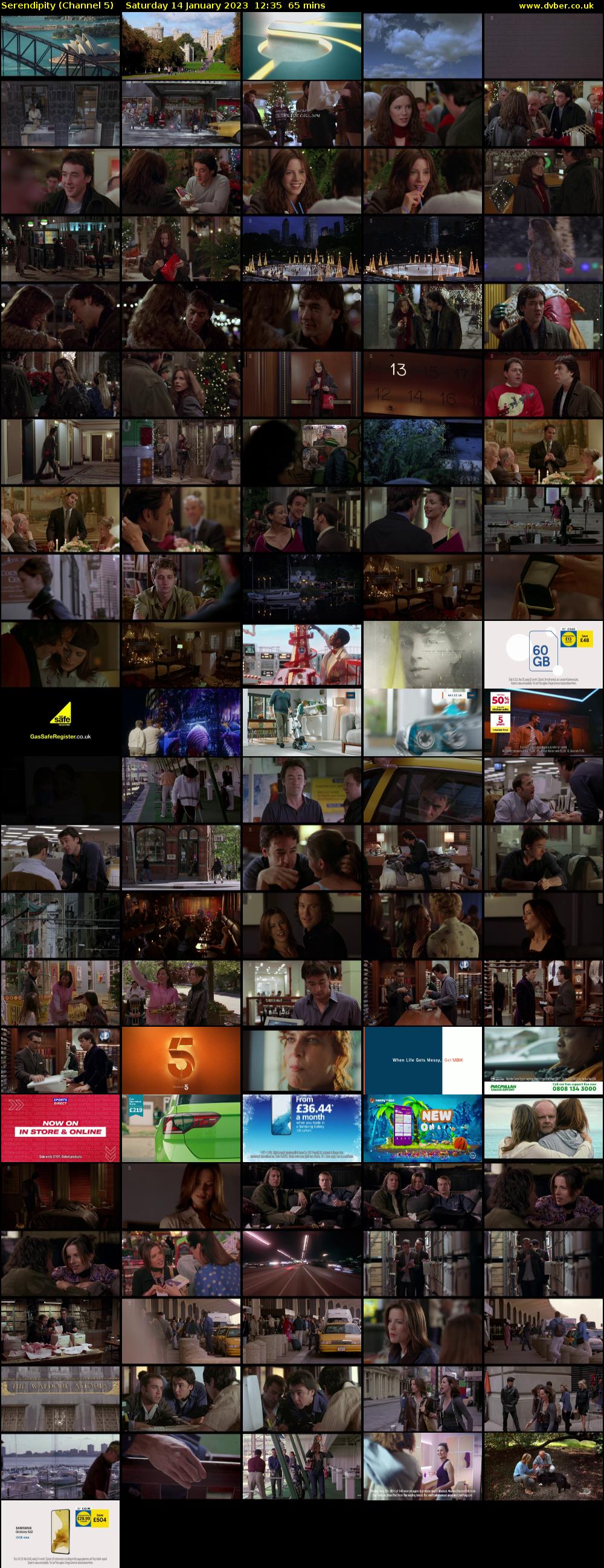 Serendipity (Channel 5) Saturday 14 January 2023 12:35 - 13:40