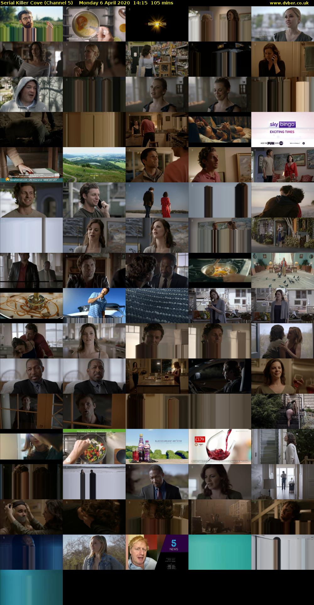 Serial Killer Cove (Channel 5) Monday 6 April 2020 14:15 - 16:00