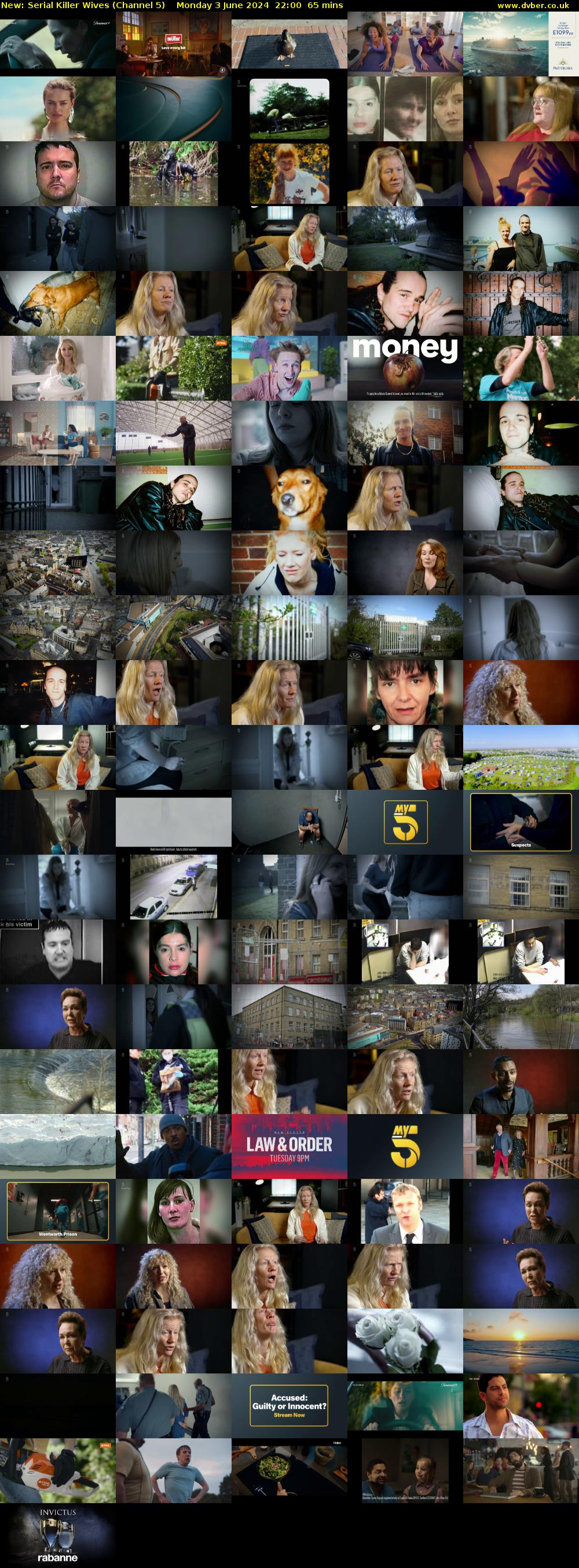 Serial Killer Wives (Channel 5) Monday 3 June 2024 22:00 - 23:05