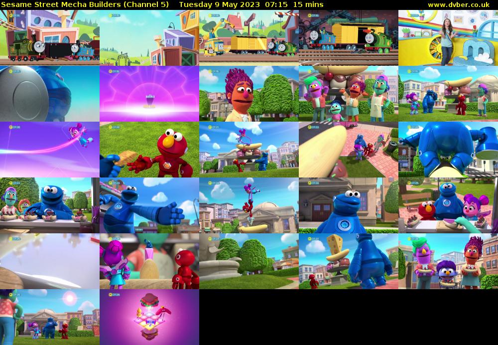 Sesame Street Mecha Builders (Channel 5) Tuesday 9 May 2023 07:15 - 07:30