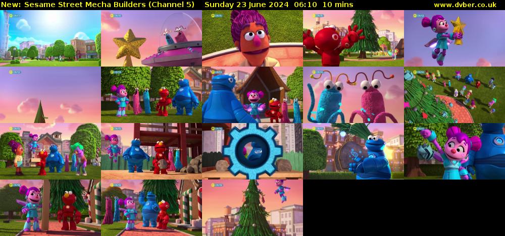 Sesame Street Mecha Builders (Channel 5) Sunday 23 June 2024 06:10 - 06:20