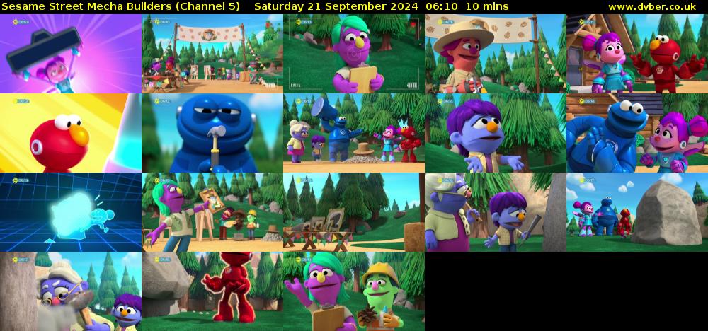 Sesame Street Mecha Builders (Channel 5) Saturday 21 September 2024 06:10 - 06:20