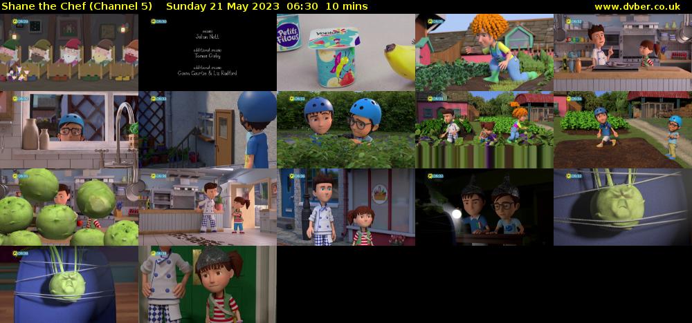 Shane the Chef (Channel 5) Sunday 21 May 2023 06:30 - 06:40