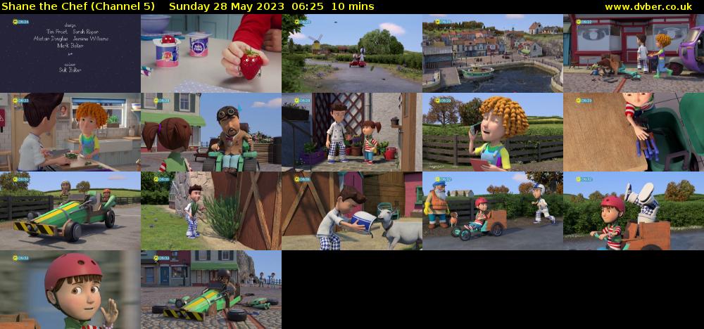 Shane the Chef (Channel 5) Sunday 28 May 2023 06:25 - 06:35