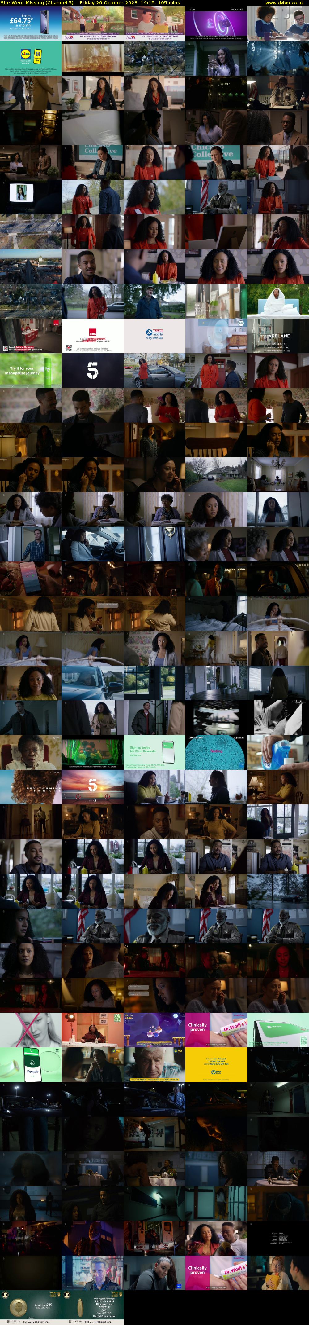 She Went Missing (Channel 5) Friday 20 October 2023 14:15 - 16:00