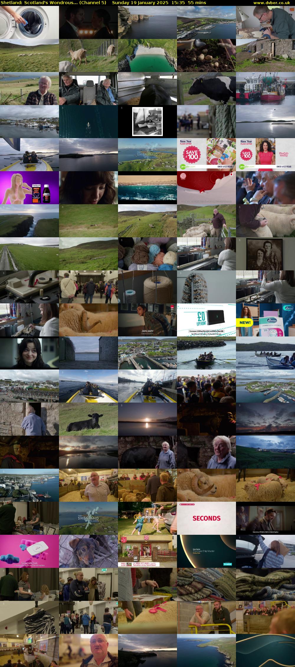 Shetland: Scotland's Wondrous... (Channel 5) Sunday 19 January 2025 15:35 - 16:30