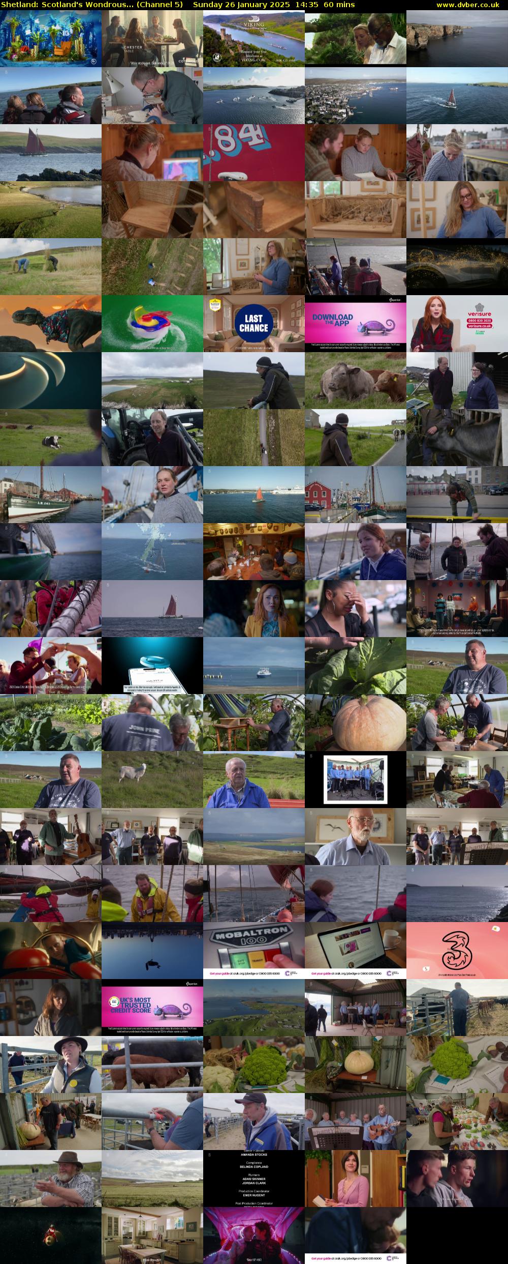Shetland: Scotland's Wondrous... (Channel 5) Sunday 26 January 2025 14:35 - 15:35