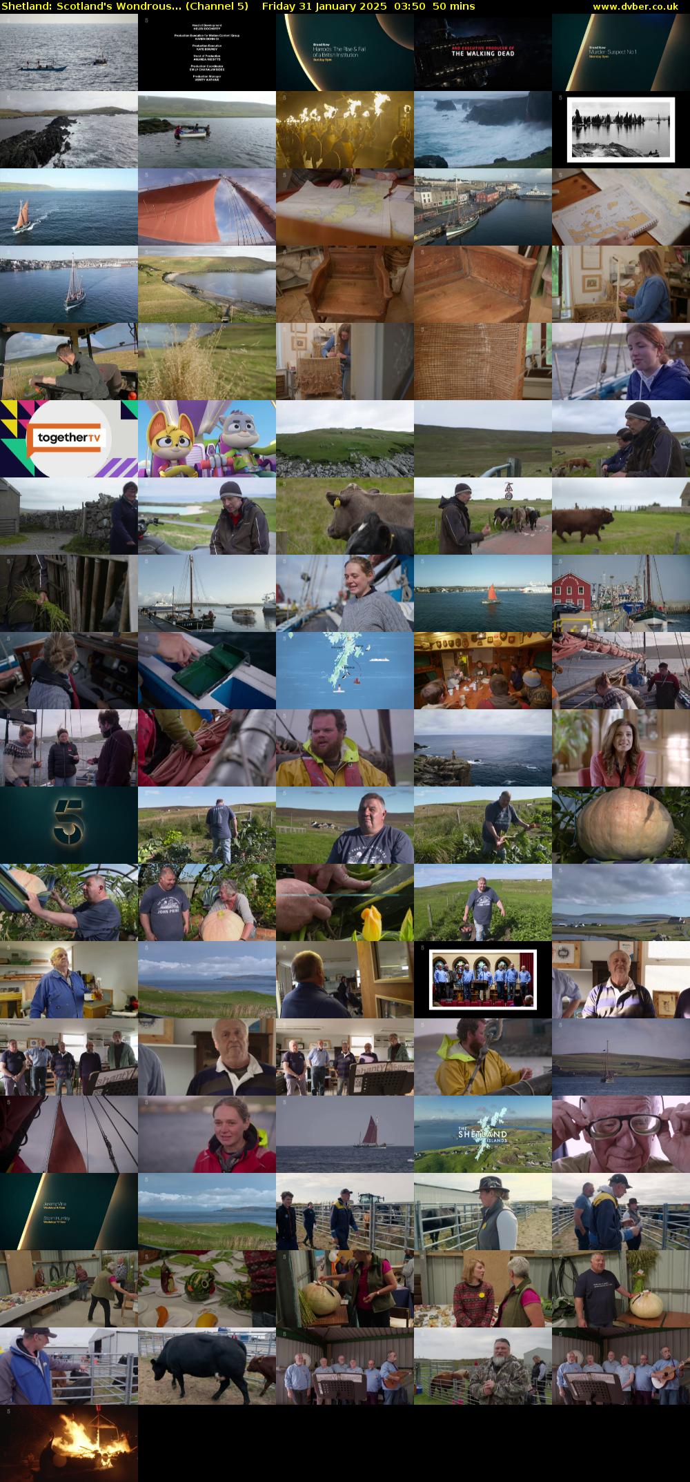 Shetland: Scotland's Wondrous... (Channel 5) Friday 31 January 2025 03:50 - 04:40