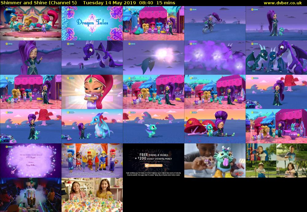 Shimmer and Shine (Channel 5) Tuesday 14 May 2019 08:40 - 08:55