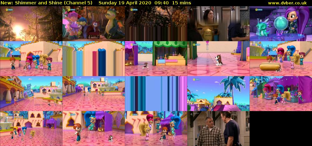 Shimmer and Shine (Channel 5) Sunday 19 April 2020 09:40 - 09:55