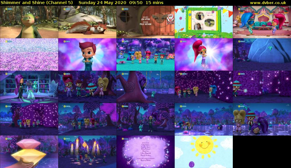 Shimmer and Shine (Channel 5) Sunday 24 May 2020 09:50 - 10:05