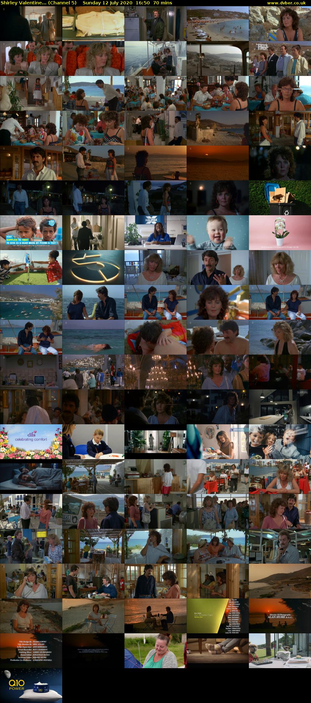 Shirley Valentine... (Channel 5) Sunday 12 July 2020 16:50 - 18:00