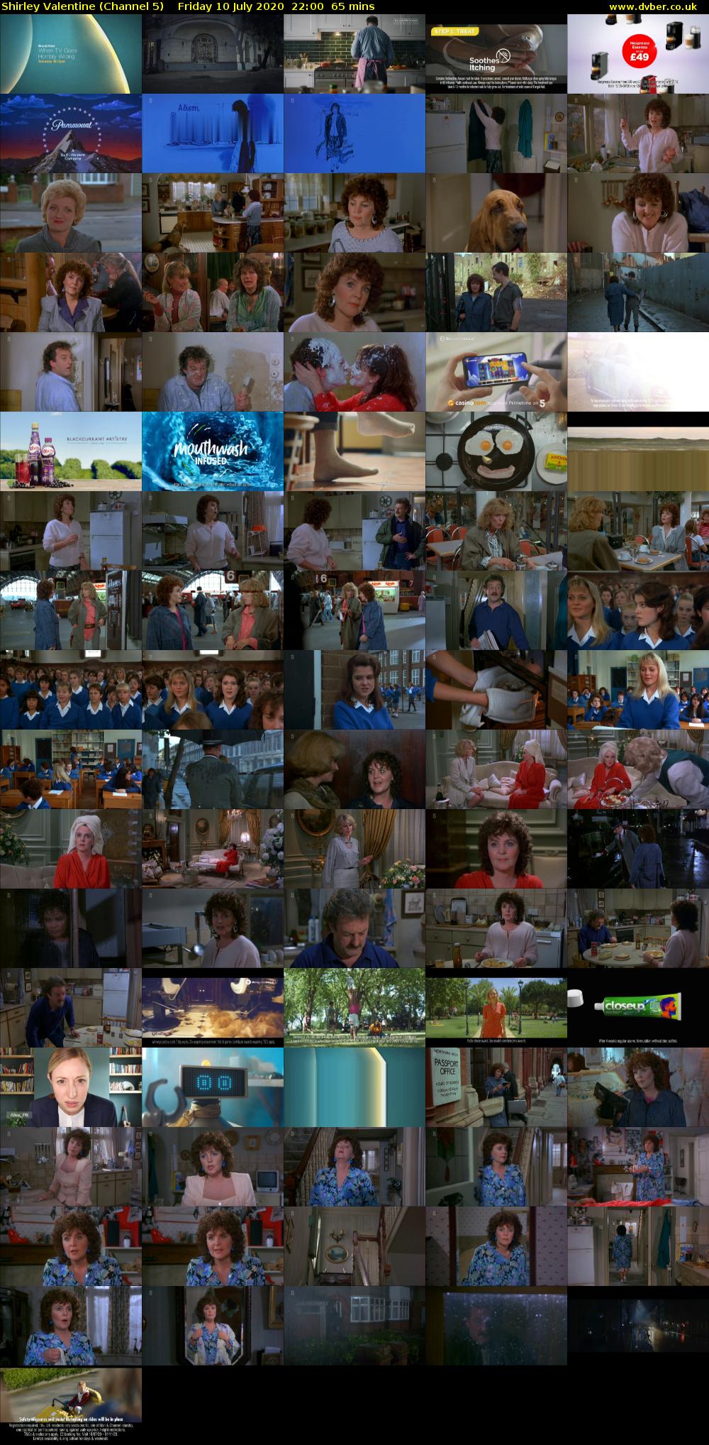 Shirley Valentine (Channel 5) Friday 10 July 2020 22:00 - 23:05