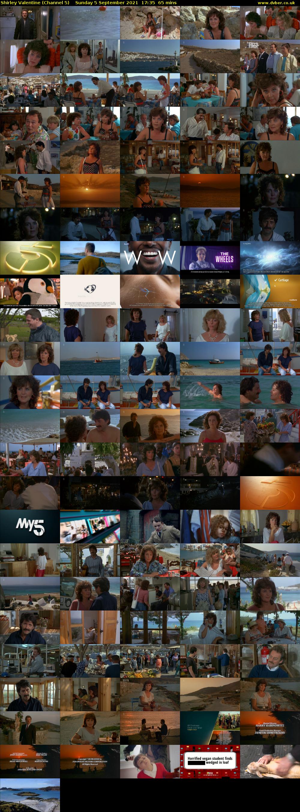 Shirley Valentine (Channel 5) Sunday 5 September 2021 17:35 - 18:40