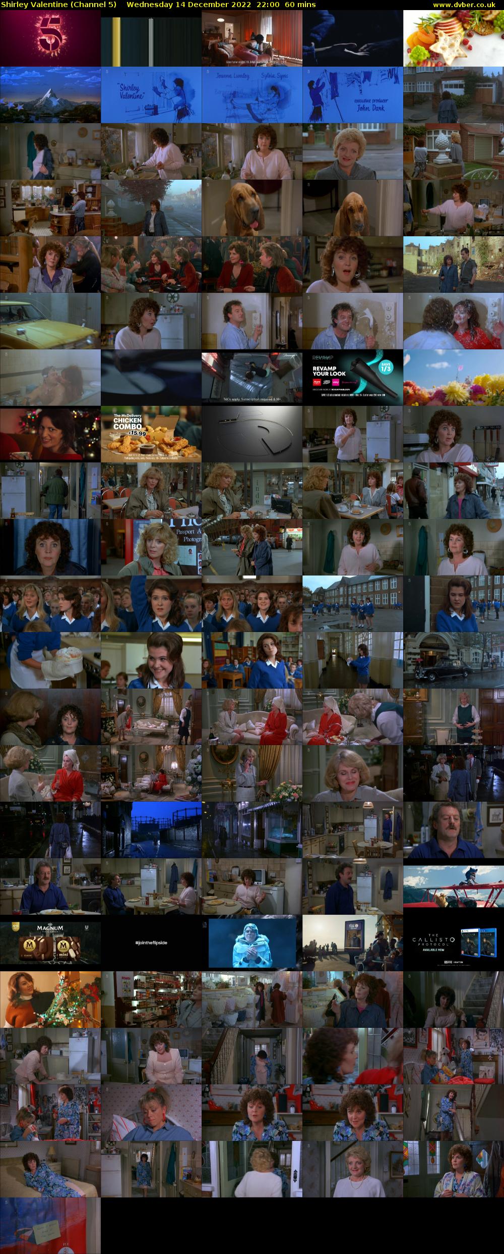 Shirley Valentine (Channel 5) Wednesday 14 December 2022 22:00 - 23:00