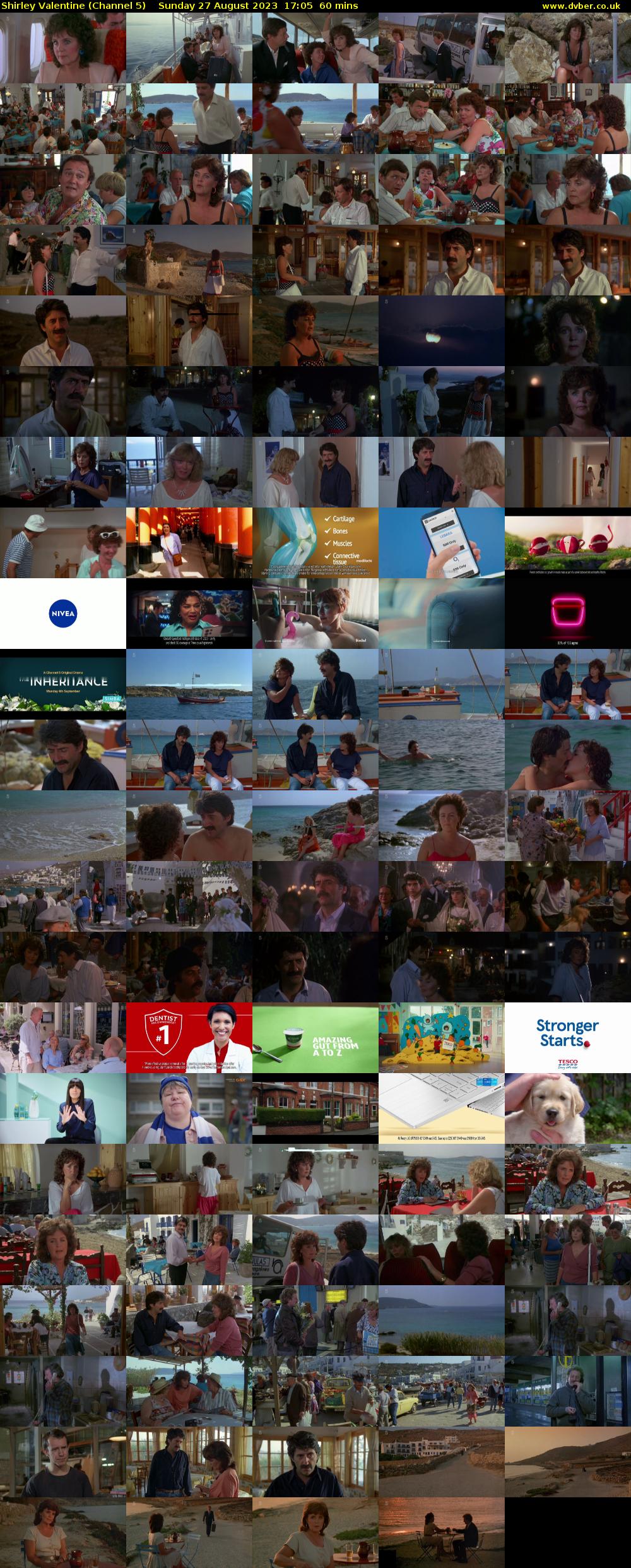 Shirley Valentine (Channel 5) Sunday 27 August 2023 17:05 - 18:05