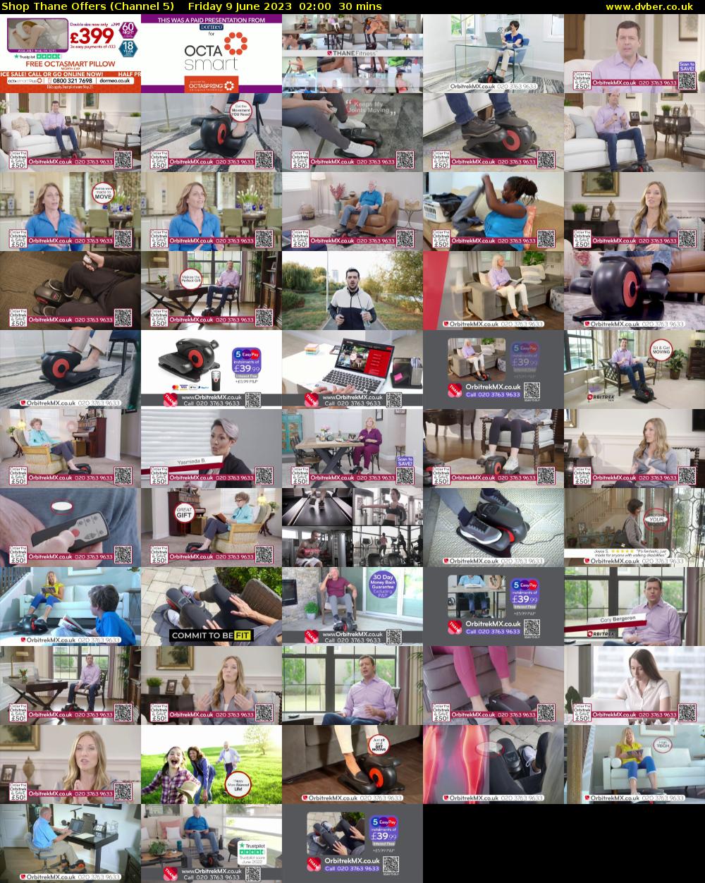 Shop Thane Offers (Channel 5) Friday 9 June 2023 02:00 - 02:30