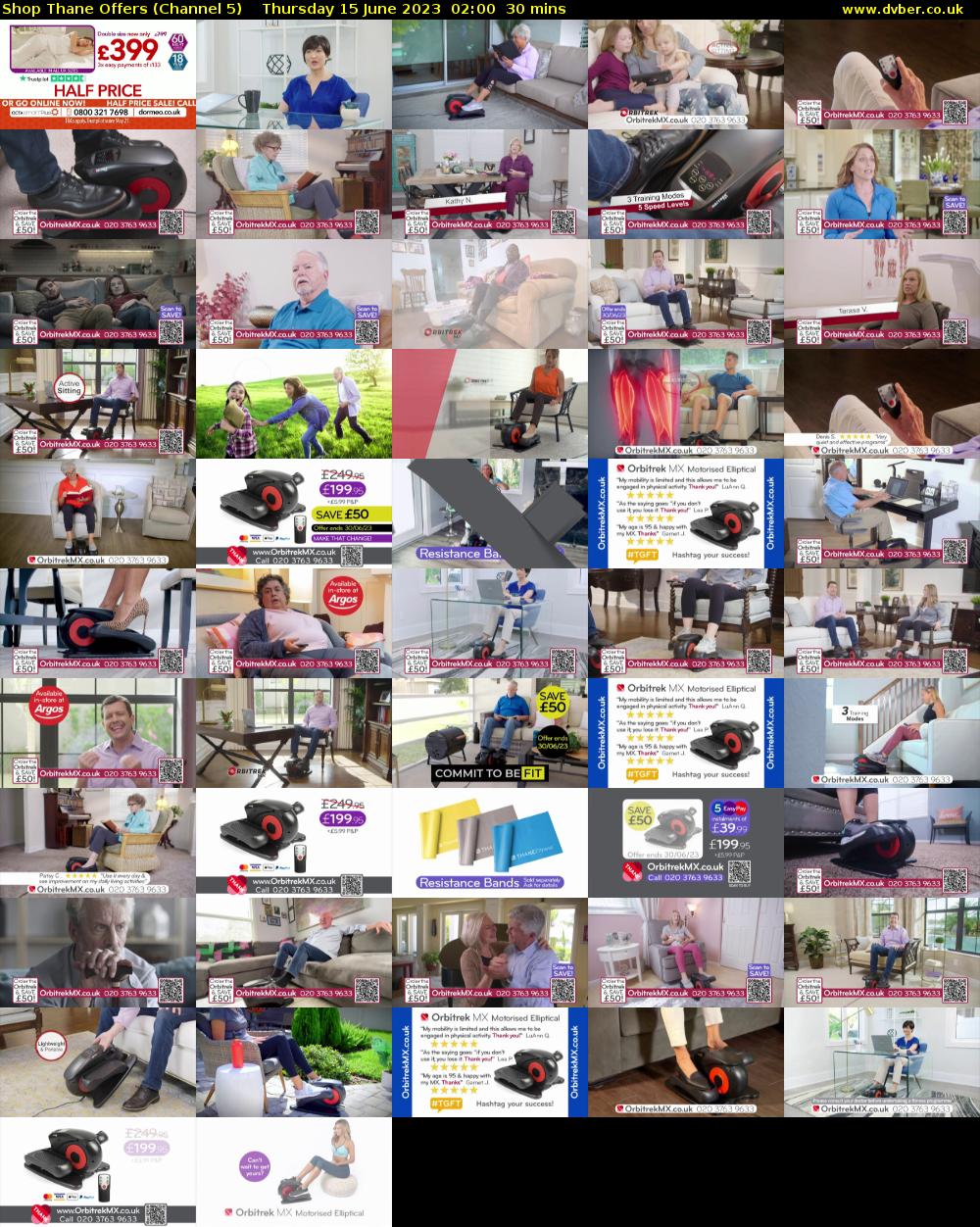 Shop Thane Offers (Channel 5) Thursday 15 June 2023 02:00 - 02:30