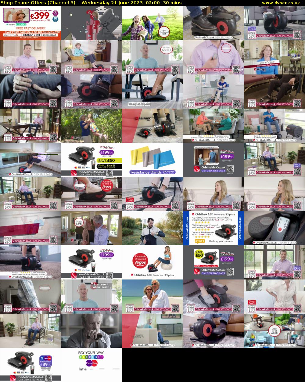 Shop Thane Offers (Channel 5) Wednesday 21 June 2023 02:00 - 02:30