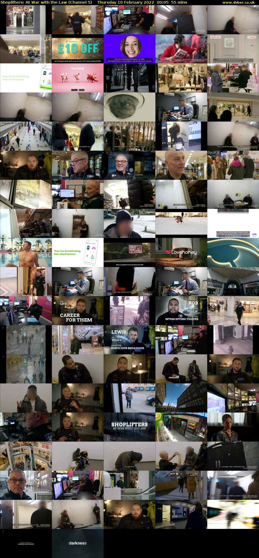 Shoplifters: At War with the Law (Channel 5) Thursday 10 February 2022 00:05 - 01:00