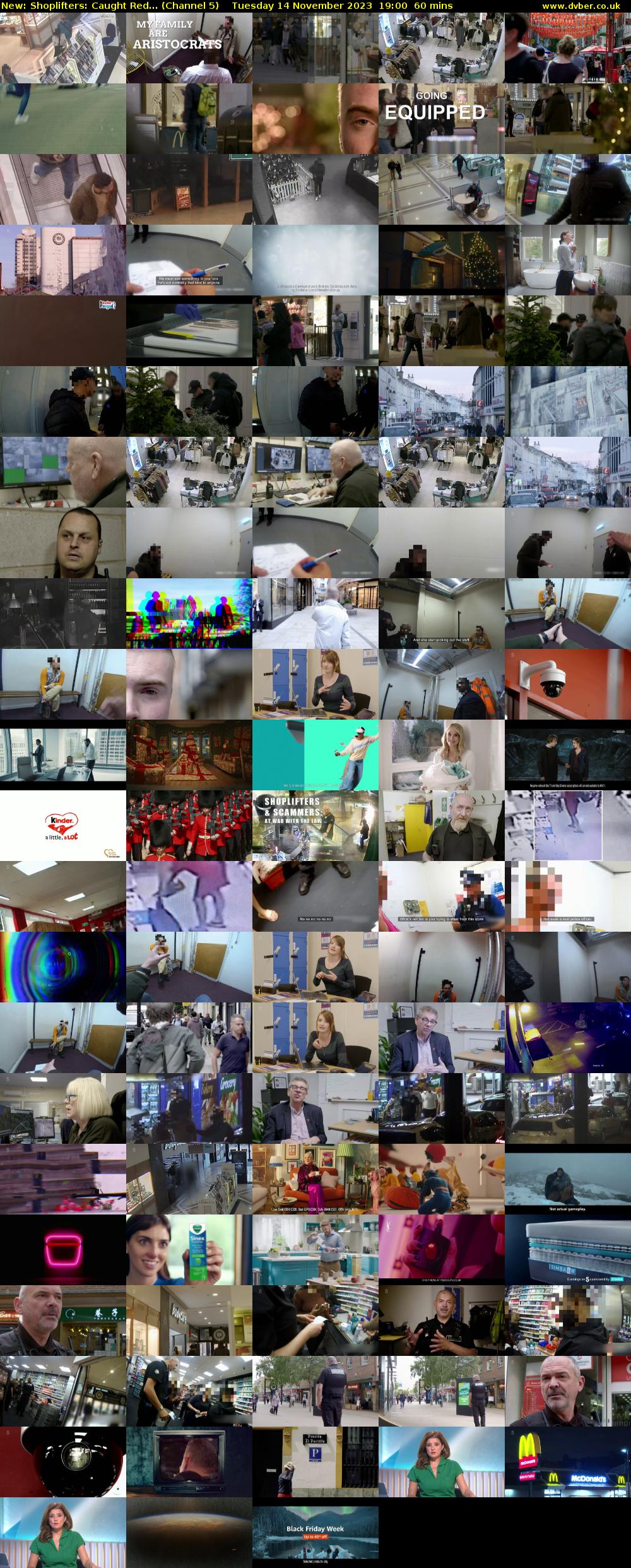 Shoplifters: Caught Red... (Channel 5) Tuesday 14 November 2023 19:00 - 20:00