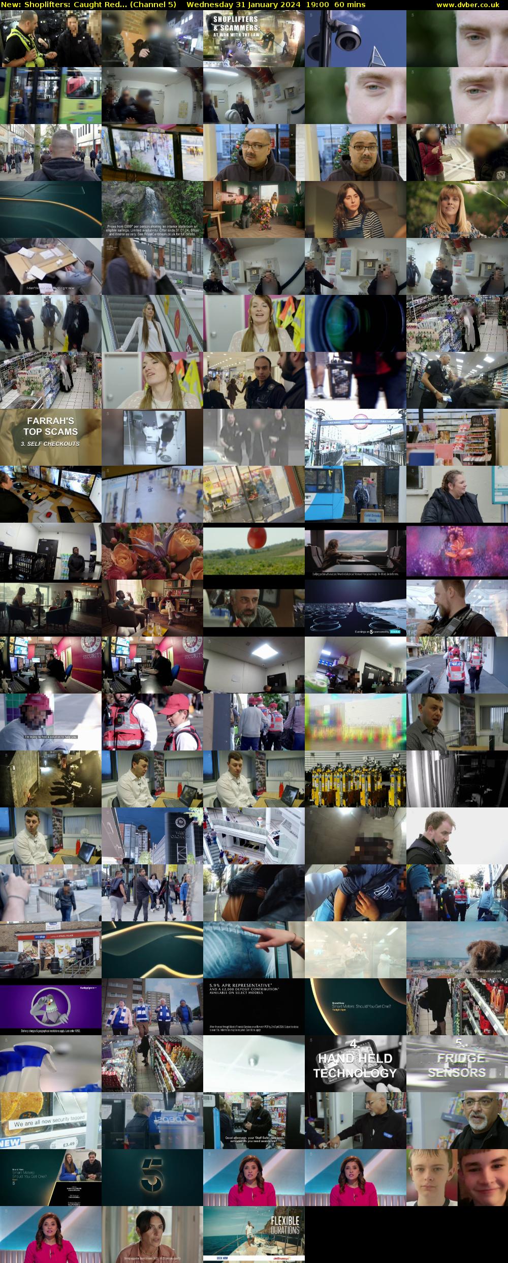 Shoplifters: Caught Red... (Channel 5) Wednesday 31 January 2024 19:00 - 20:00