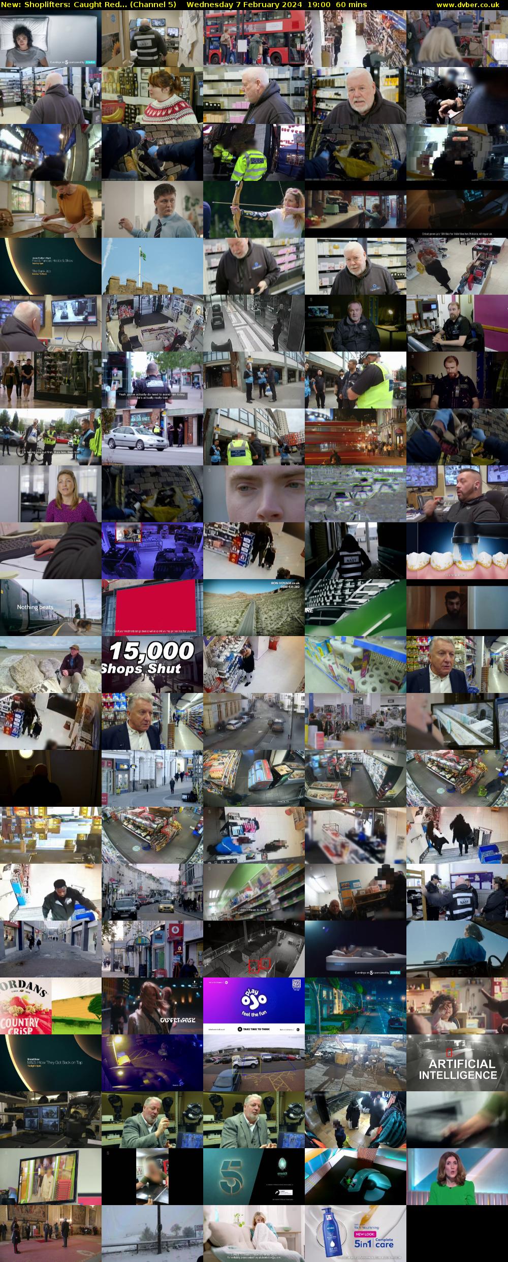 Shoplifters: Caught Red... (Channel 5) Wednesday 7 February 2024 19:00 - 20:00