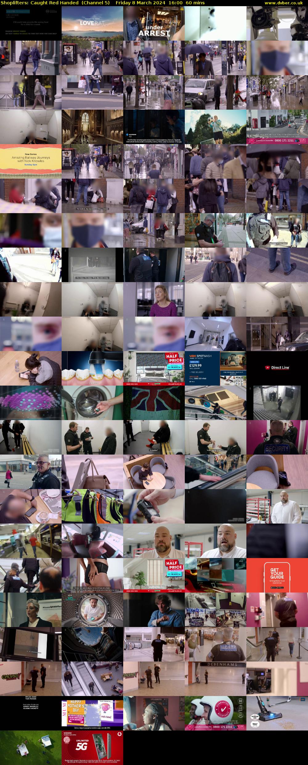 Shoplifters: Caught Red Handed  (Channel 5) Friday 8 March 2024 16:00 - 17:00