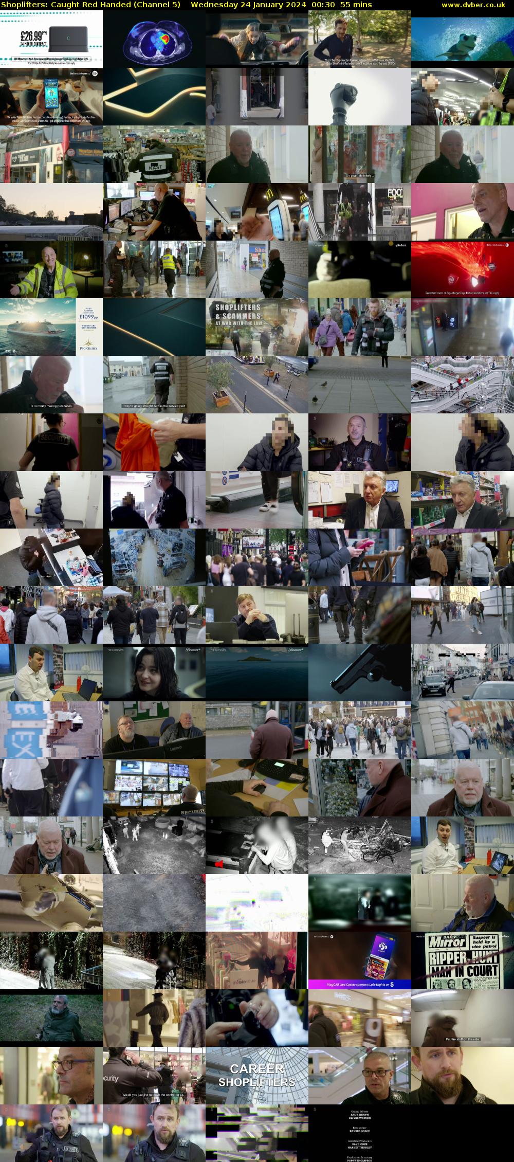Shoplifters: Caught Red Handed (Channel 5) Wednesday 24 January 2024 00:30 - 01:25