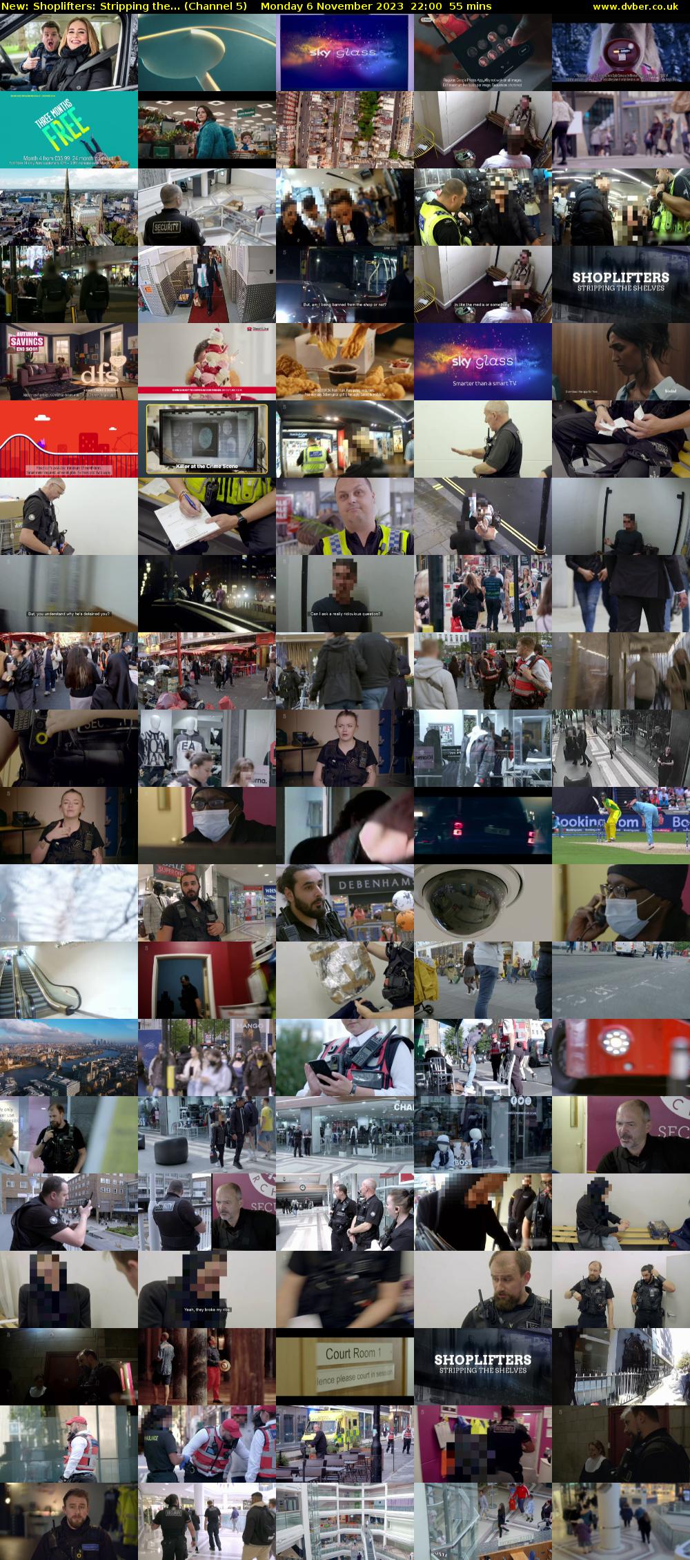 Shoplifters: Stripping the... (Channel 5) Monday 6 November 2023 22:00 - 22:55