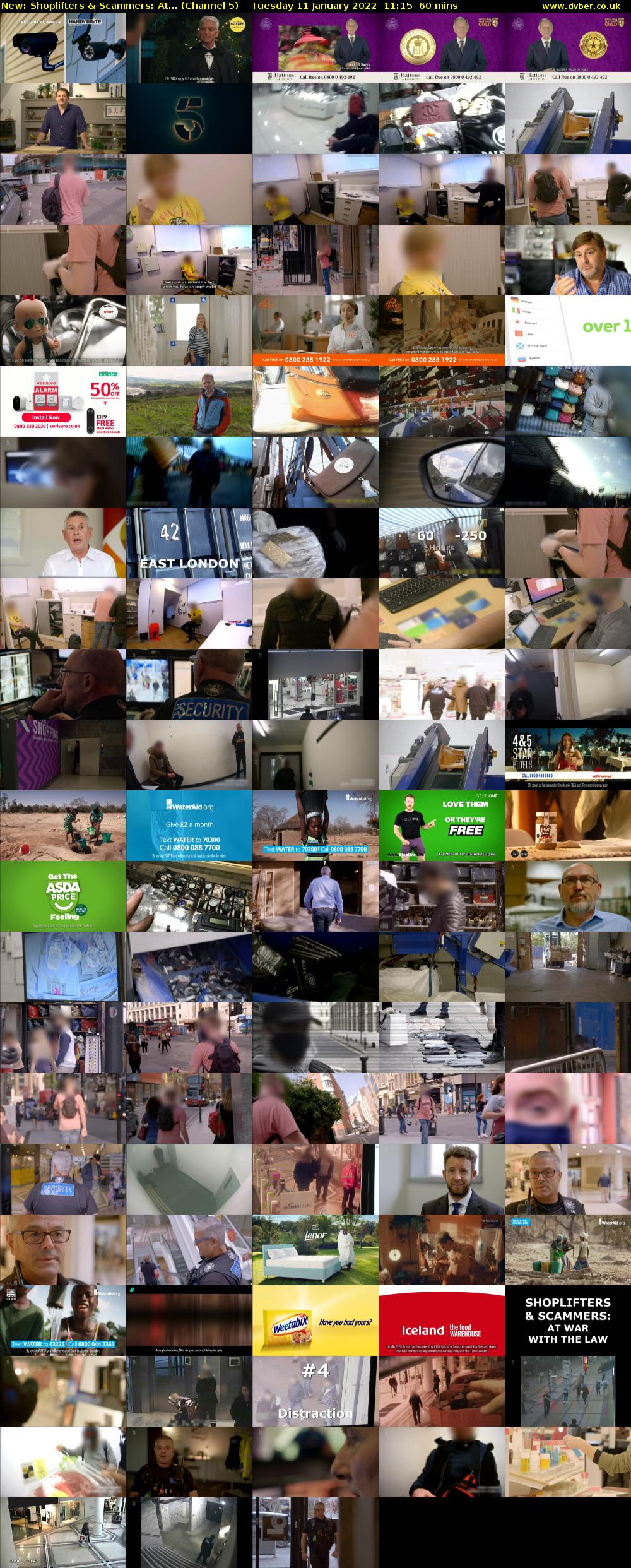 Shoplifters & Scammers: At... (Channel 5) Tuesday 11 January 2022 11:15 - 12:15