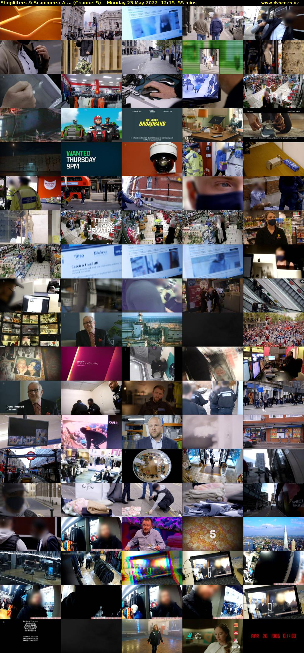 Shoplifters & Scammers: At... (Channel 5) Monday 23 May 2022 12:15 - 13:10