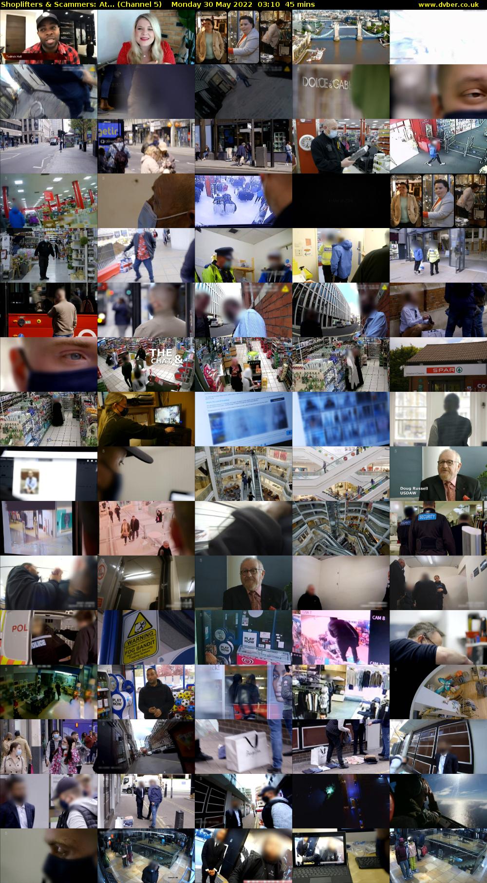 Shoplifters & Scammers: At... (Channel 5) Monday 30 May 2022 03:10 - 03:55