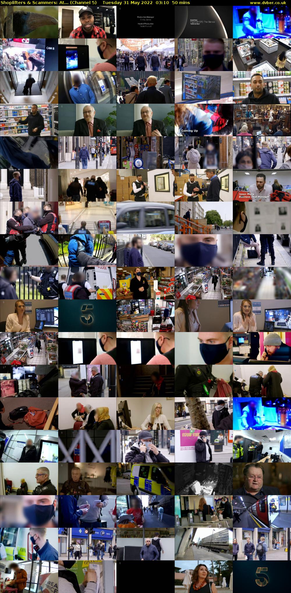 Shoplifters & Scammers: At... (Channel 5) Tuesday 31 May 2022 03:10 - 04:00