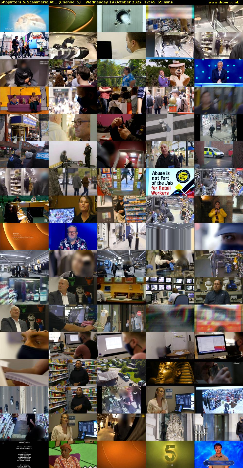 Shoplifters & Scammers: At... (Channel 5) Wednesday 19 October 2022 12:45 - 13:40