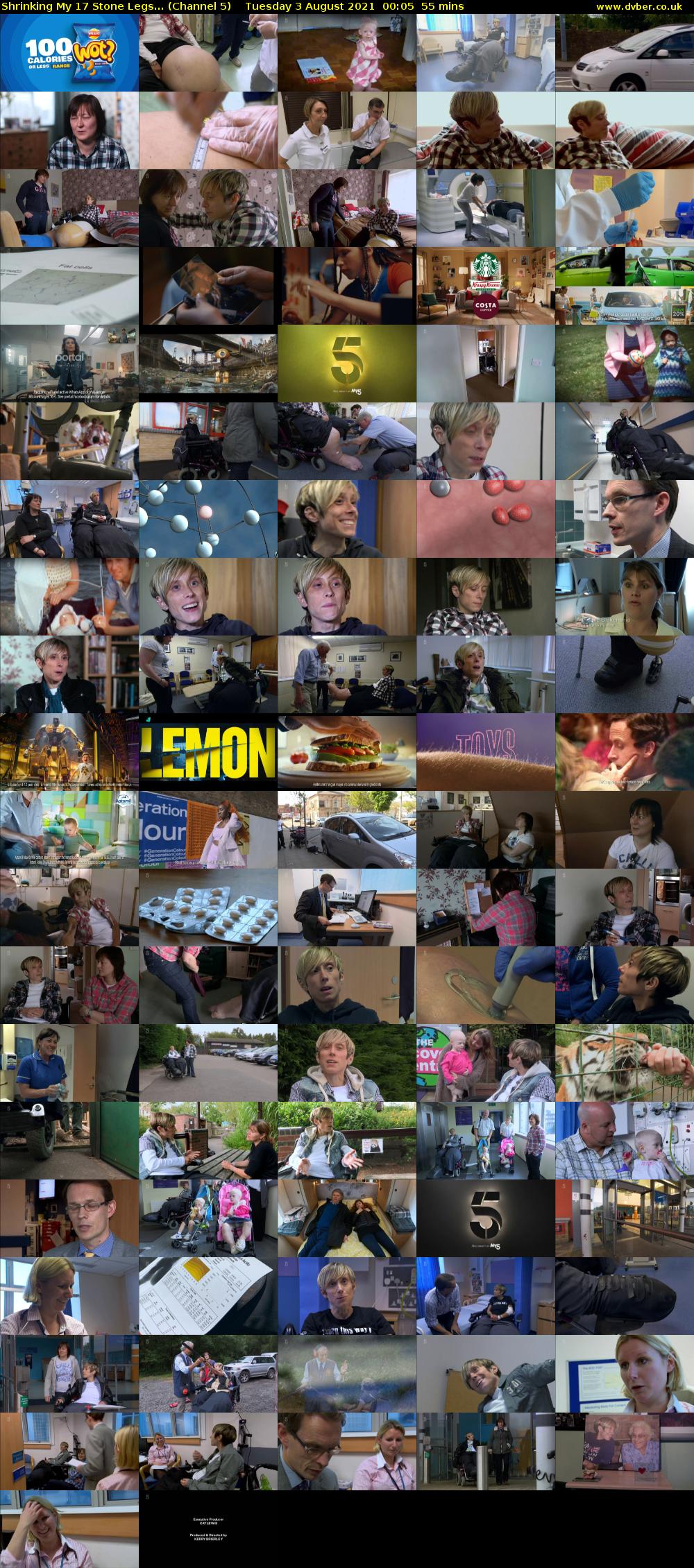 Shrinking My 17 Stone Legs... (Channel 5) Tuesday 3 August 2021 00:05 - 01:00