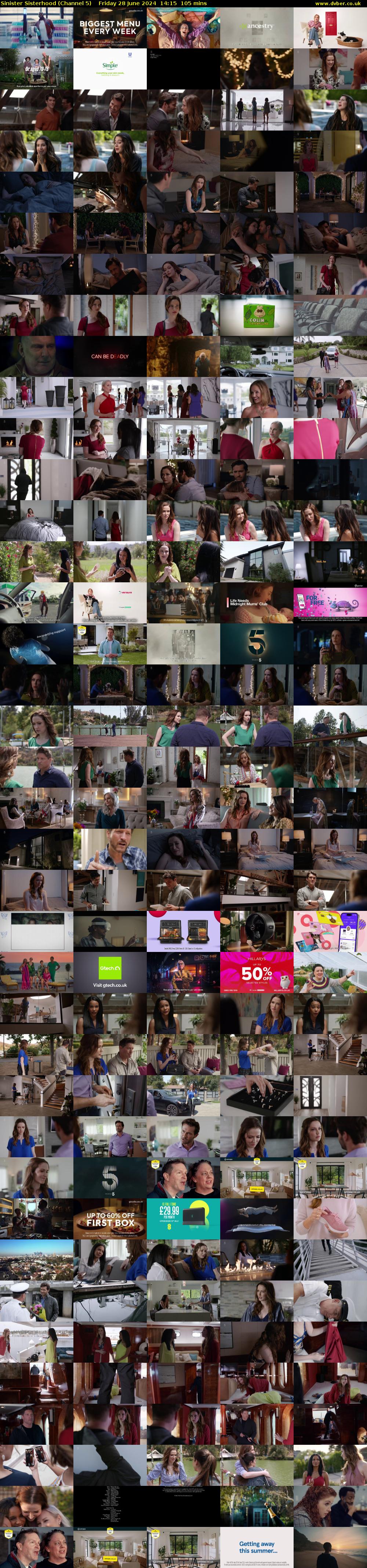 Sinister Sisterhood (Channel 5) Friday 28 June 2024 14:15 - 16:00