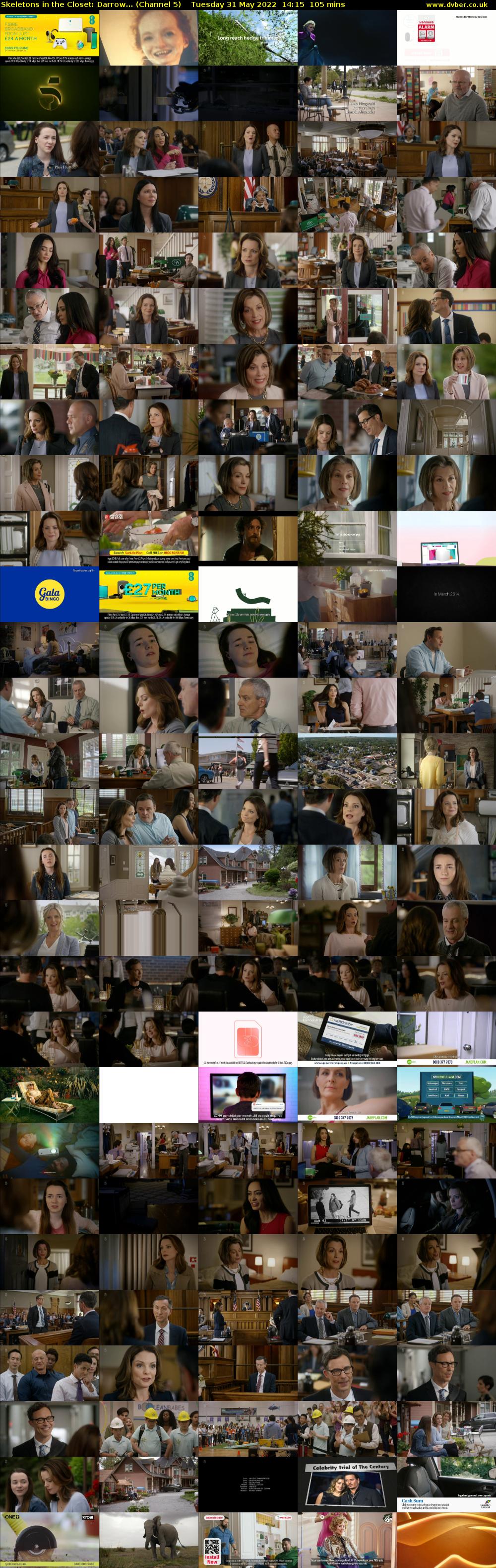Skeletons in the Closet: Darrow... (Channel 5) Tuesday 31 May 2022 14:15 - 16:00
