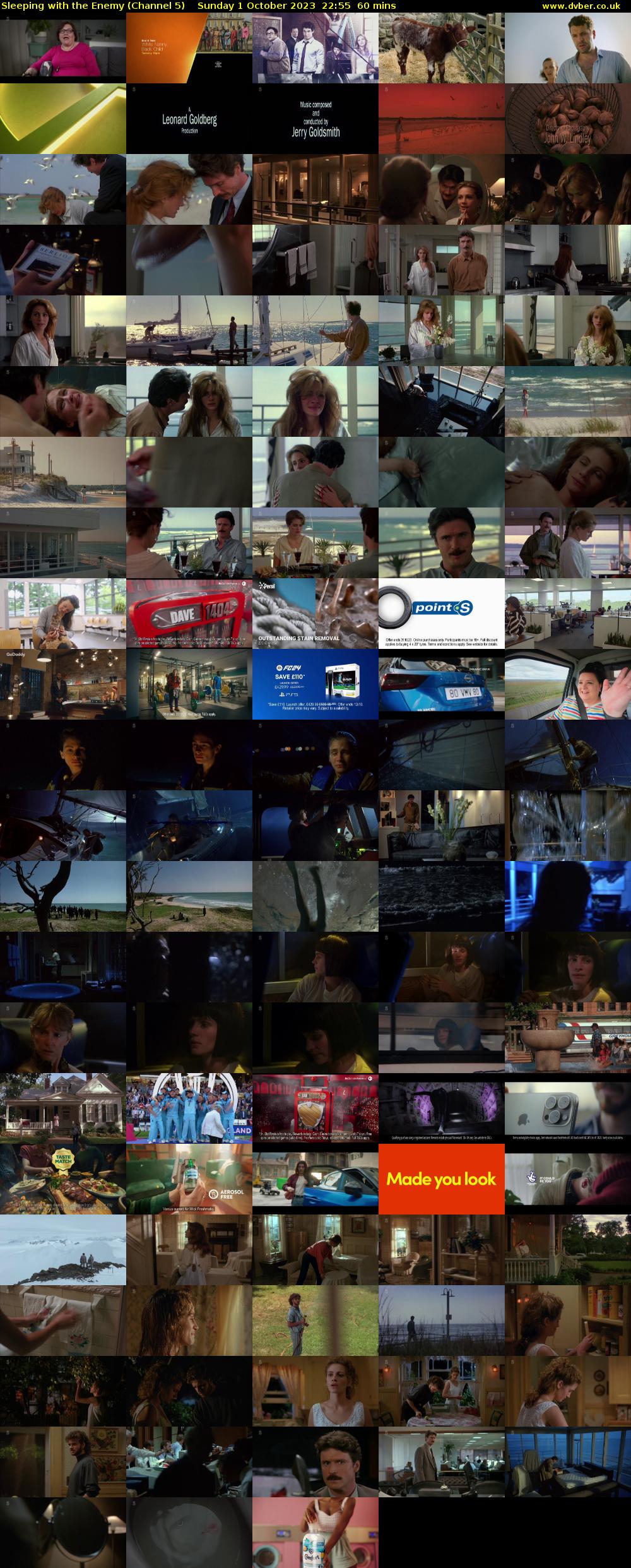 Sleeping With the Enemy (Channel 5) Sunday 1 October 2023 22:55 - 23:55