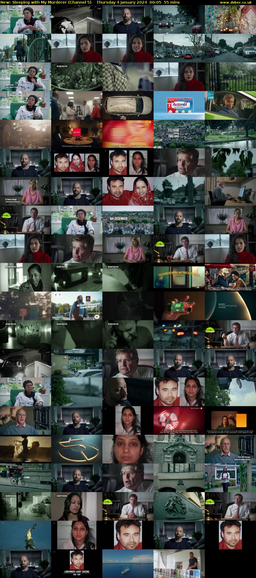 Sleeping with My Murderer (Channel 5) Thursday 4 January 2024 00:05 - 01:00